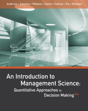 Solution Manual An Introduction to Management Science 14th