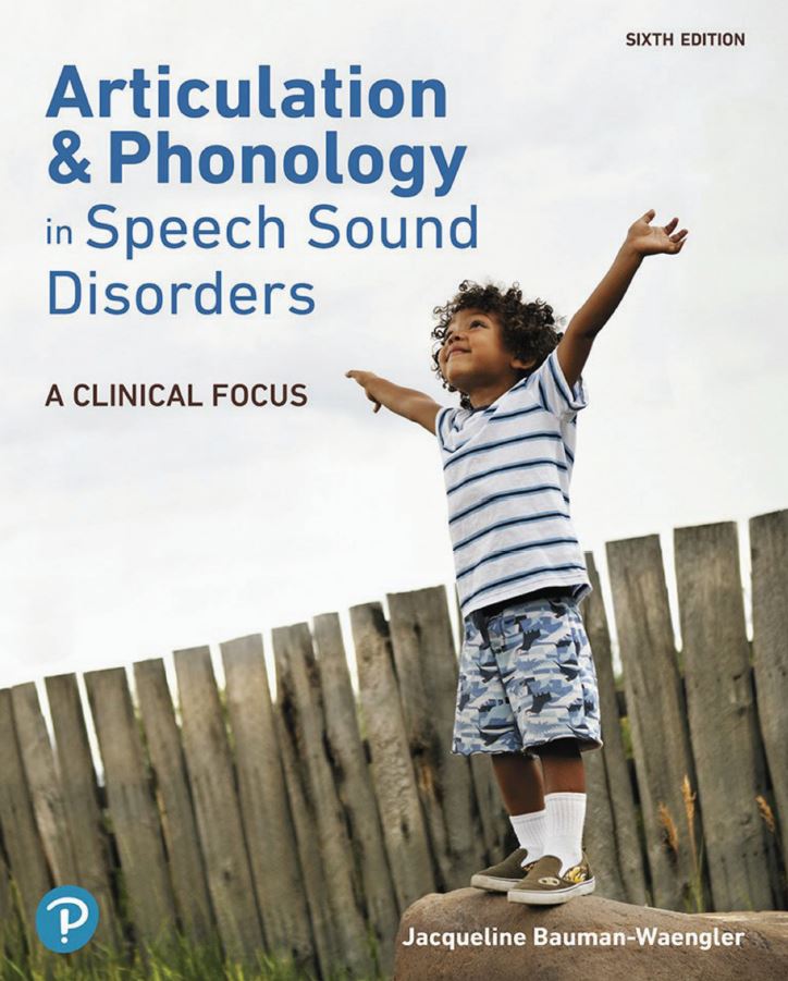 Articulation And Phonology In Speech Sound Disorders 6th 6E PDF EBook