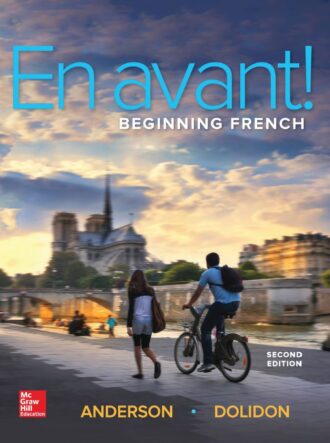 En Avant Beginning French 2nd 2E Bruce Anderson