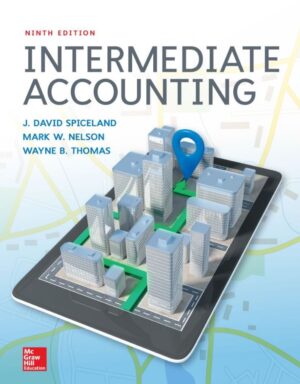 Intermediate Accounting 9th 9E David Spiceland