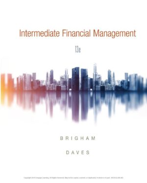 Intermediate Financial Management 13th 13E Eugene Brigham