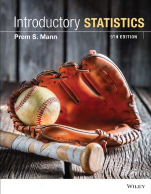 Introductory Statistics 9th 9E Prem Mann