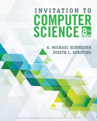 Invitation to Computer Science 8th 8E