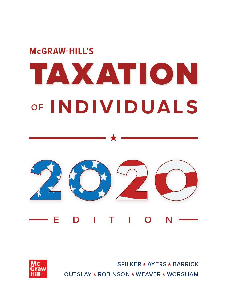 McGrawHill's Taxation of Individuals 2020 Edition 11th 11E PDF eBook
