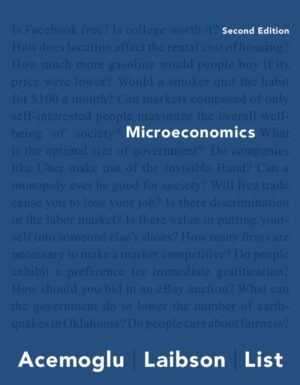 Microeconomics 2nd 2E Daron Acemoglu