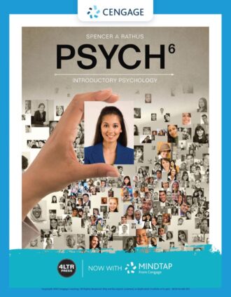 PSYCH 6th 6E Spencer A Rathus 9780357041215