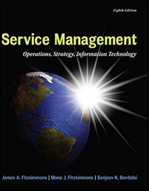 Service Management 8th 8E James Fitzsimmons