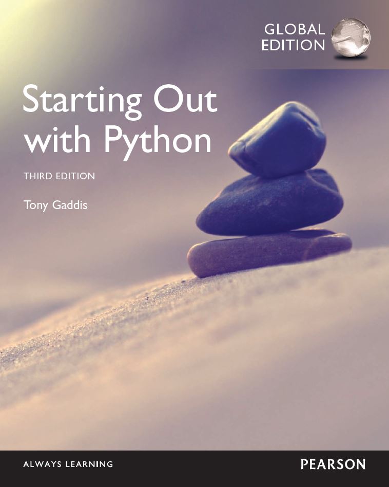 Starting Out With Python 3rd 3E Tony Gaddis PDF EBook Download