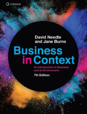 Business in Context An Introduction to Business and its Environment 7th 7E