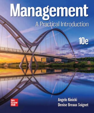 Management A Practical Introduction 10th 10E Angelo Kinicki