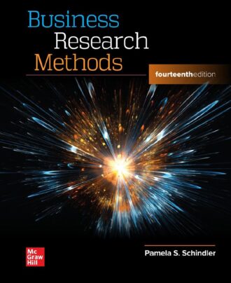 Business Research Methods 14th 14E Pamela Schindler