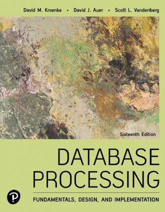 Database Processing Fundamentals Design and Implementation 16th 16E