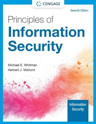 Principles of Information Security 7th 7E Michael Whitman