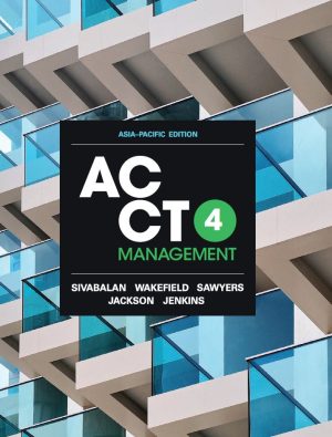 ACCT4 Management 4th 4E Prabhu Sivabalan