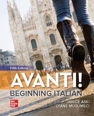 Avanti Beginning Italian 5th 5E Janice Aski