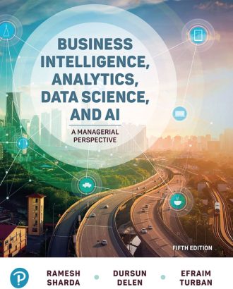 Business Intelligence Analytics Data Science and AI 5t 5E Sharda