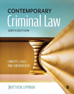 Contemporary Criminal Law 6th 6E Matthew Lippman