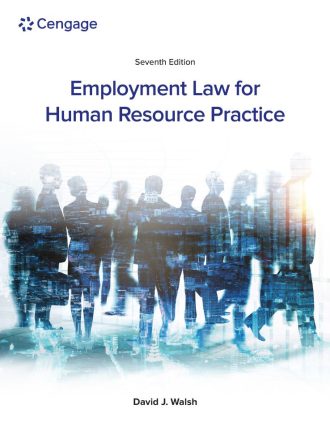 Employment Law for Human Resource Practice 7th 7E David Walsh