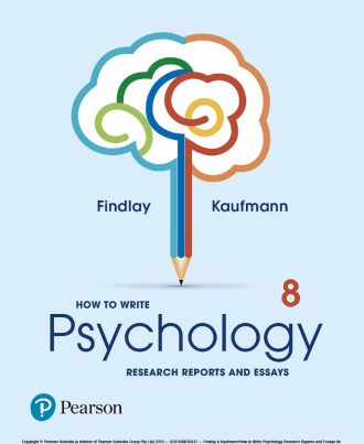 How to Write Psychology Research Reports and Essays 8th 8E