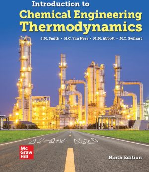 Introduction to Chemical Engineering Thermodynamics 9th 9E