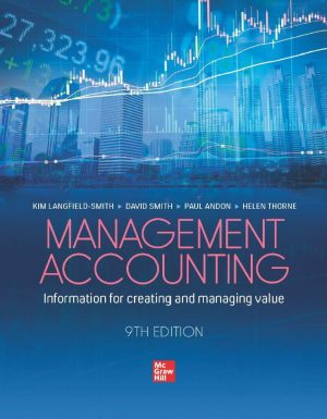 Management Accounting Information for Creating and Managing Value 9th 9E