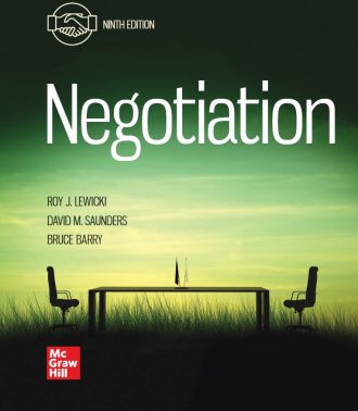 Negotiation 9th 9E Roy Lewicki David Saunders