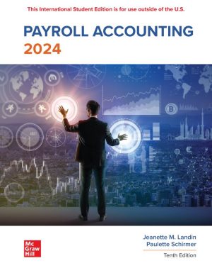 Payroll Accounting 2024 10th 10E Jeanette Landin Paulette Schirmer