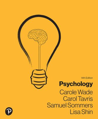 Psychology 14th 14E Carole Wade Carol Tavris