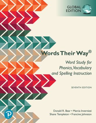 Words Their Way 7th 7E Donald Bear Marcia Invernizzi