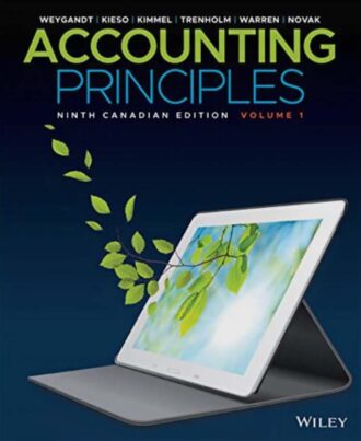 Accounting Principles Volume 1 9th 9E Jerry Weygandt