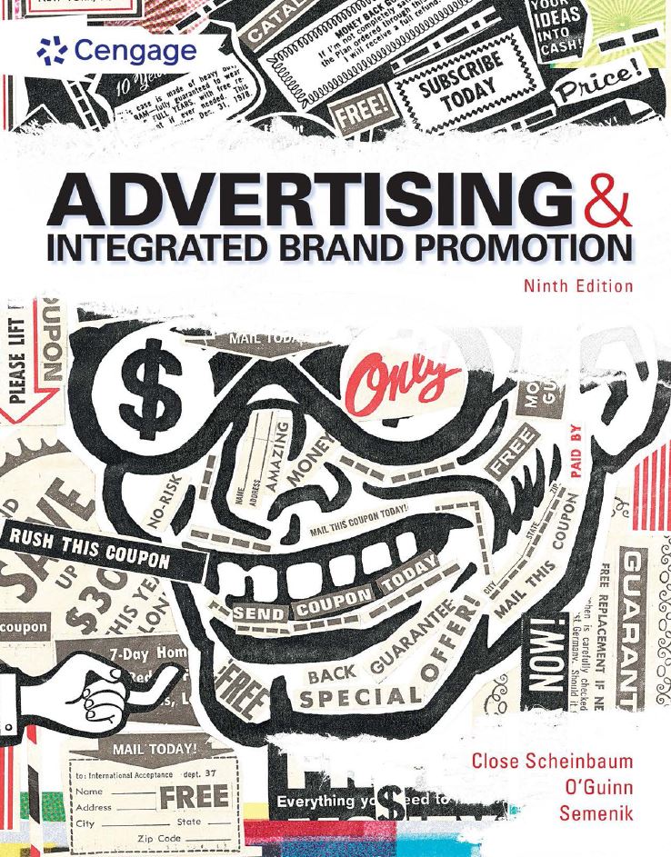 Advertising and Integrated Brand Promotion 9th 9E Angeline Close Scheinbaum