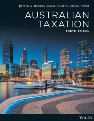 Australian Taxation 4th 4E John Bevacqua Stephen Marsden