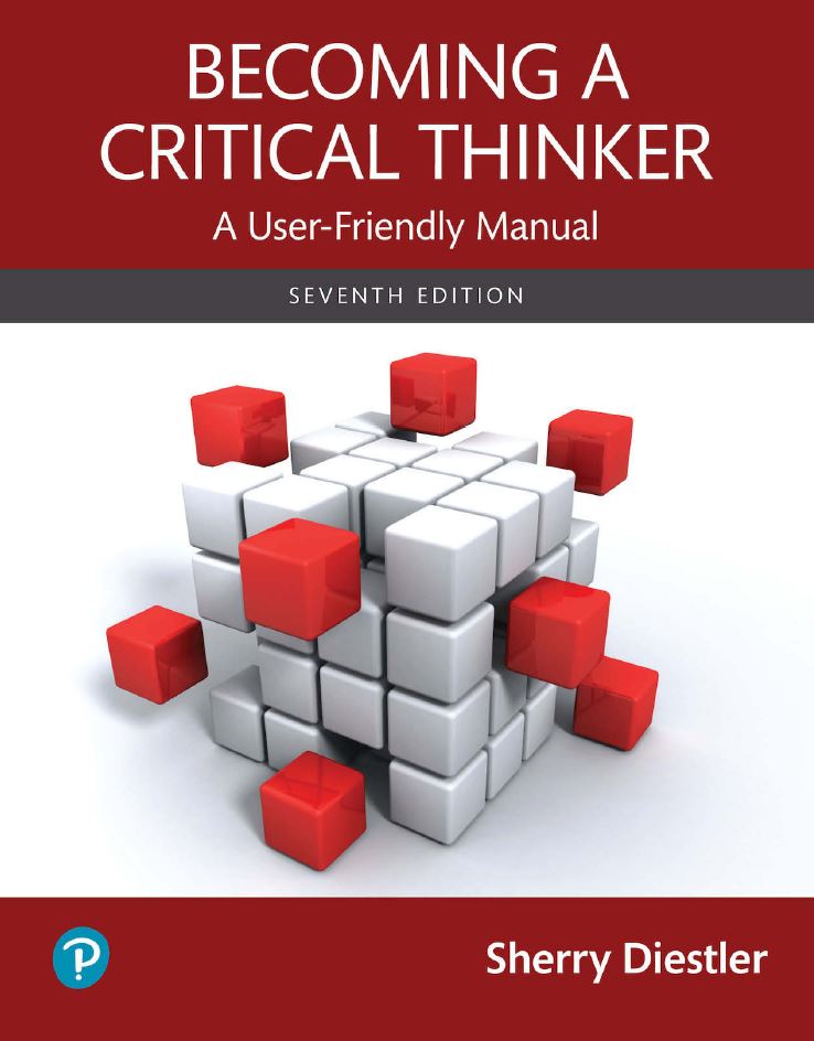 Becoming a Critical Thinker A User-Friendly Manual 7th 7E