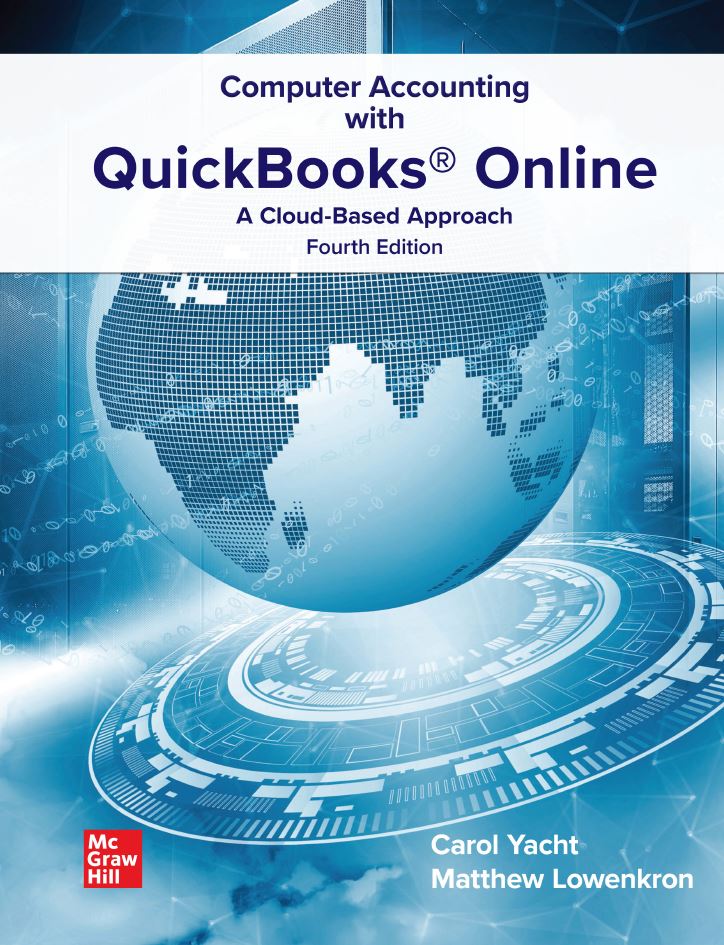 Computer Accounting with QuickBooks Online: A Cloud Based Approach 4th 4E