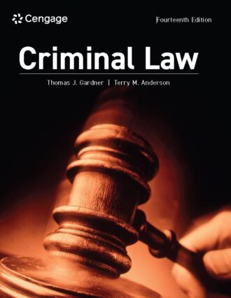 Criminal Law 14th 14E Thomas Gardner Terry Anderson