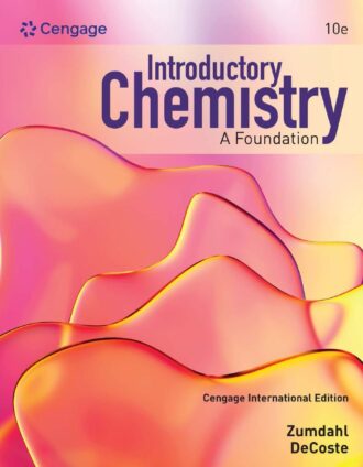 Introductory Chemistry: A Foundation 10th 10E Steven Zumdahl