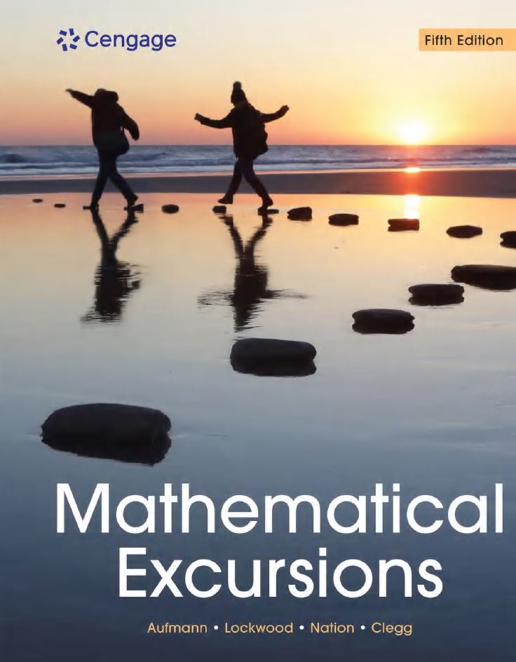 Mathematical Excursions 5th 5E Richard Aufmann Joanne Lockwood