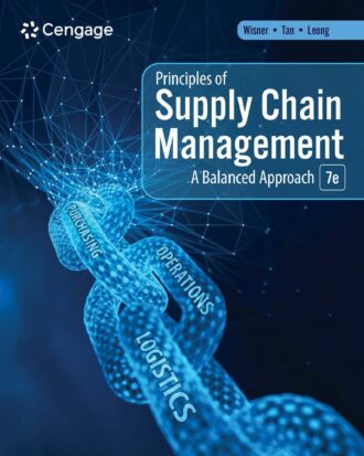 Principles of Supply Chain Management A Balanced Approach 7th 7E Joel Wisner